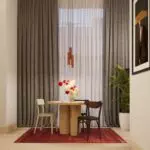 Lampa wisząca LAGOS 3L ochra czerwona