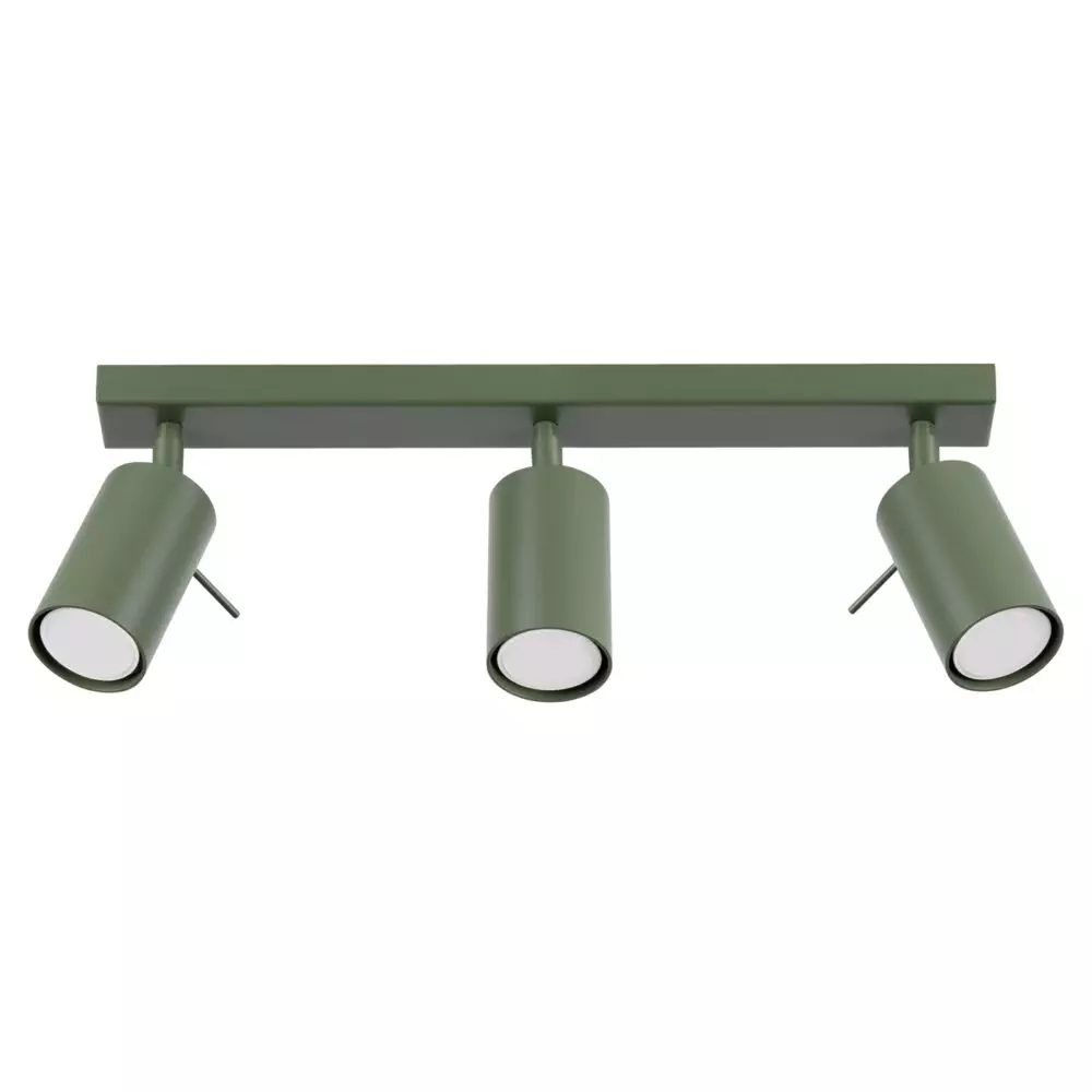 Plafon RING 3L zielony oliwkowy