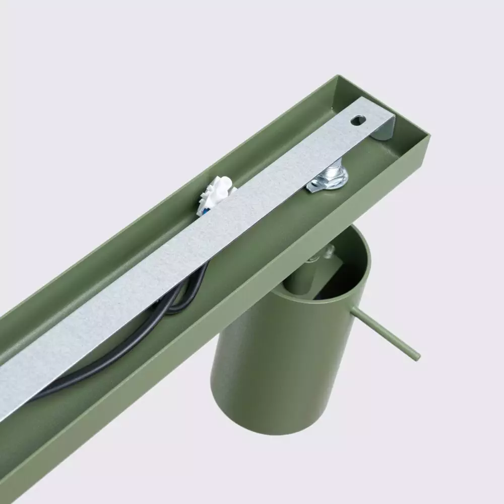 Plafon RING 3L zielony oliwkowy