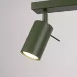 Plafon RING 3L zielony oliwkowy