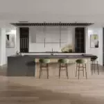 Lampa wisząca PASTELO 5P zielona oliwka